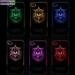 Coque tÊte de mort pour iphone 4 & 4s a led  - Miniature