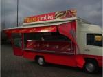 Camion snack mercedes benz mb 100 - Miniature